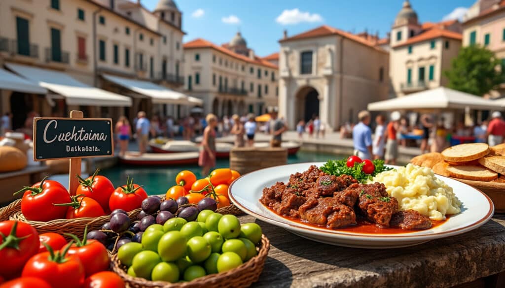 discover the exquisite culinary delights of split, croatia's vibrant coastal city. from traditional dishes like peka and fresh seafood to modern fusion cuisine, explore the famous foods that define split's rich gastronomic heritage.
